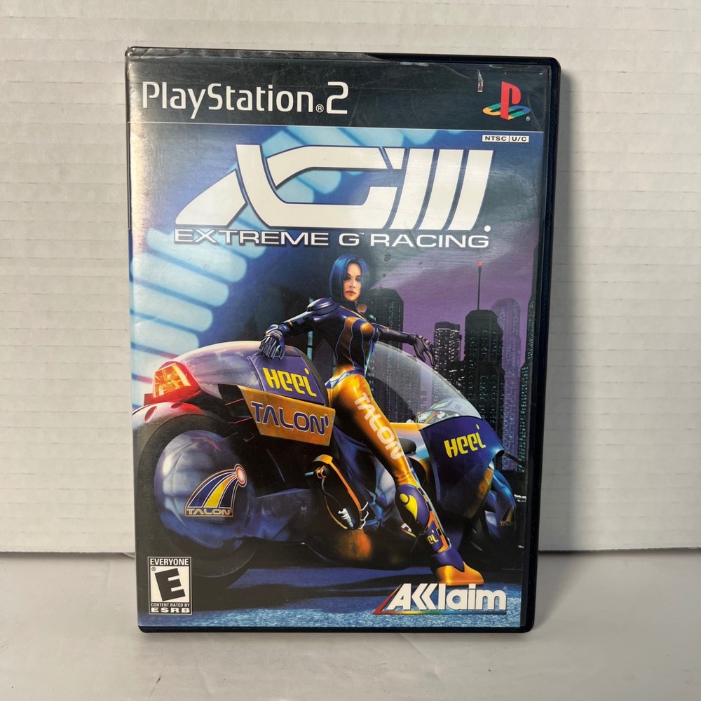 XG3 Extreme‎ G Racing Sony PlayStation 2 PS2 2001 CIB Acclaim SLUS-20302 NTSC